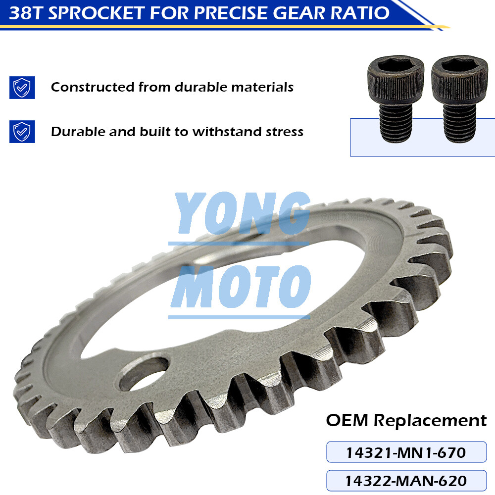 Camshaft Cam Gear Sprocket 38T For Honda Sportrax 300 2x4 TRX300EX 1993-2008