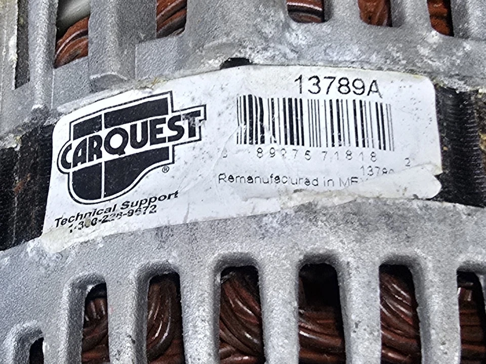 Alternador Carquest Remanufacturado para Nissan Frontier 99-02 Xterra 00-02 80 Amp Foto 2 de 4