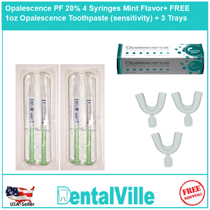 OPALESCENCE-20-Teeth-Whitening-Kit-4-Syringes-3-Teeth-Trays-FREE-Toothpaste