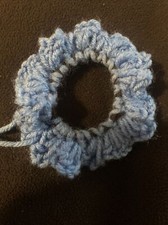 Handmade crochet hair scrunchie