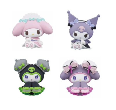 Sanrio My Melody Kuromi Lolita Costume Dolly Mix Figure Gacha | eBay