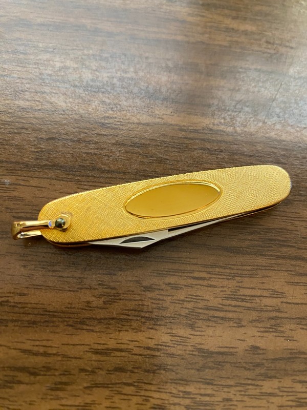 Speidel Gold Plated Pocket Knife