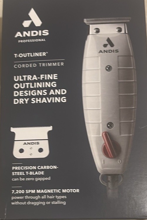 Andis 04710 T-Outliner Trimmer - Gray ILL SHIP SAMEDAY BEFOR