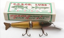 Vintage Creek Chub Golden Shiner Peter's Special Lure In Box 2604 DD Rare