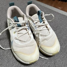 Nike Girls Court Shoes Size 6 Youth Blue Swoosh Great Condition No Box