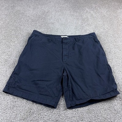 Taylor Stitch Shorts Mens 35 Blue The Foundation Chino Durable Hiking Stone Wash