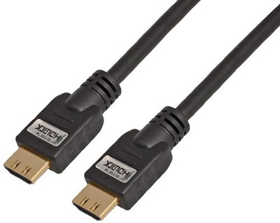 AV STAR Premium High Speed HDMI Lead Male to Male HDLock Connectors 0.5m Black