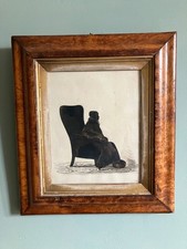A georgian framed silhouette by R Stubbs