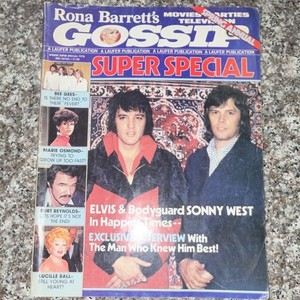 Rona Barrett's GOSSIP Spring Annual Special Issue 1978 Elvis & Sonny West