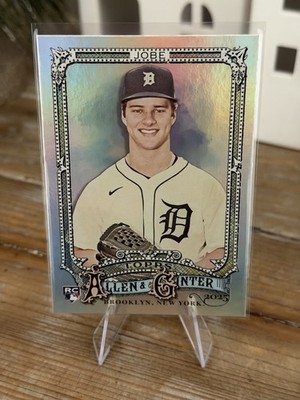 2025 Topps Allen & Ginter #75 Jackson Jobe RC Silver Portrait Foil Tigers Rookie
