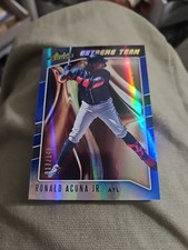 2021 Panini Absolute Extreme Team Spectrum Blue Ronald Acuna Jr. 146/149 Atlanta