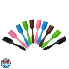 10Pcs NINGDAN Mini Shovel,Plastic Mini Gardening Shovel Spoons Soil Scoops,Cu