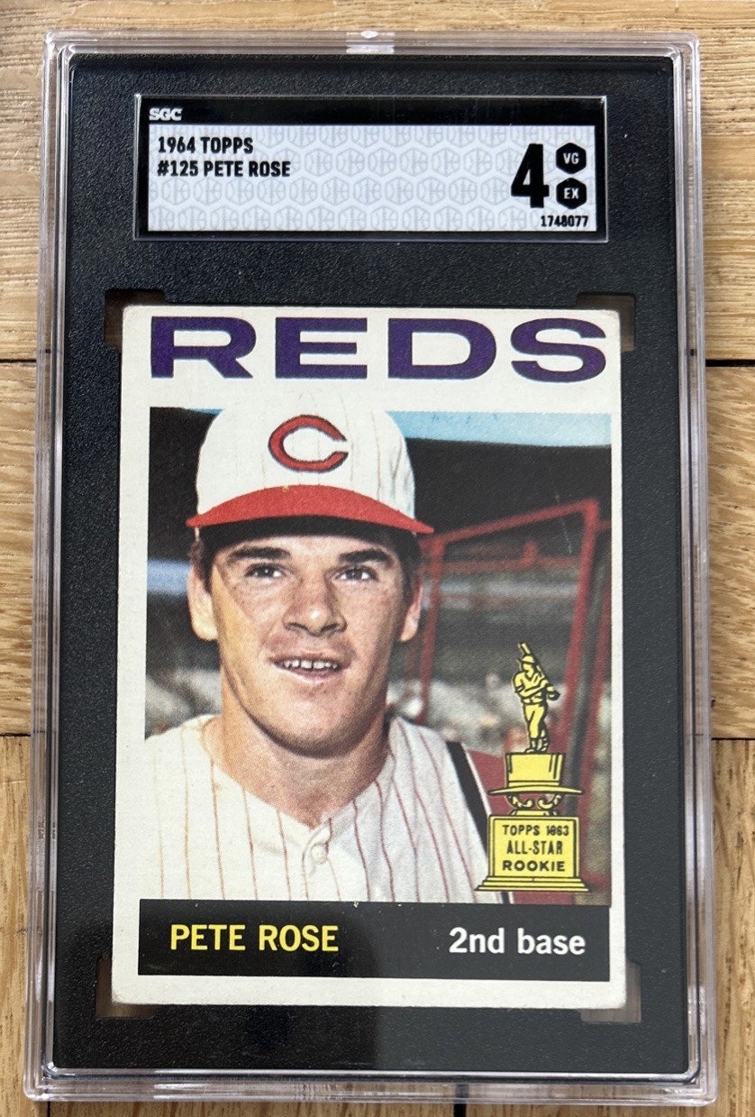 1964 Topps #125 Pete Rose SGC 4 VG EX
