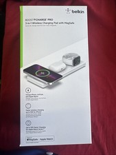 Belkin Boost Charge Pro 3-in-1 Wireless Charging Pad w/ Magsafe White