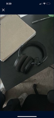 JLab JBuds Work Wireless Office Headset Black Bluetooth Headphones w/ Mic