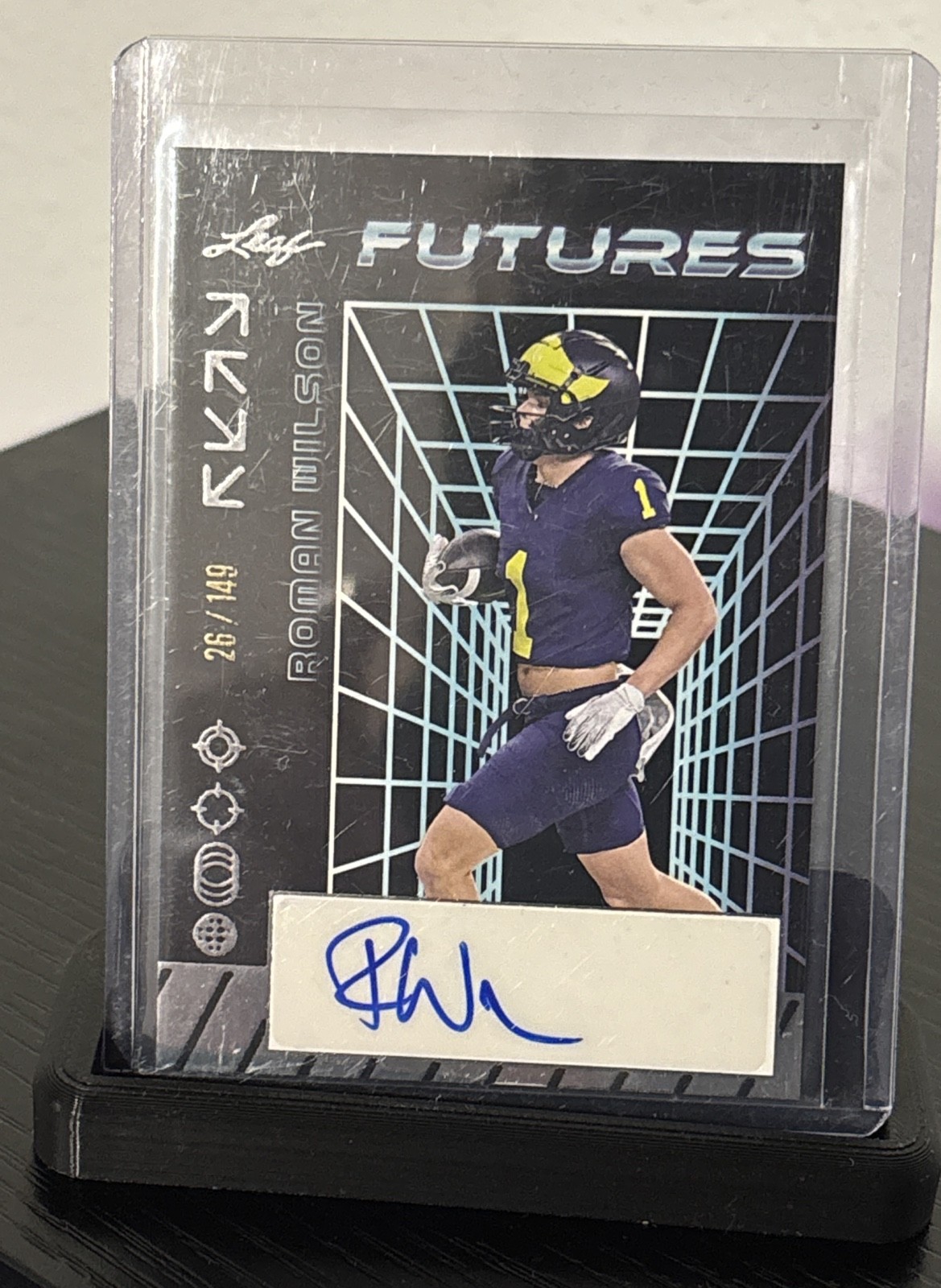 2024 Leaf Futures - Autographs Roman Wilson #A-RW2 Silver /149 (AU, RC)