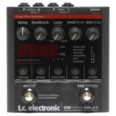 t.c. electronic ND-1 NOVA DELAY PROGRAMMABLE DIGITAL DELAY Made in