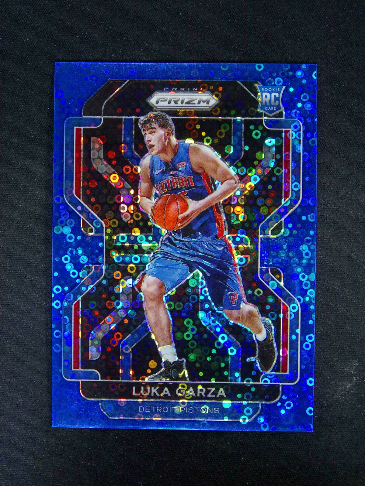 2021-22 Panini Prizm Luka Garza #303 RC Rookie Fast Break Blue /150