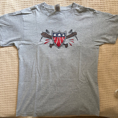 AMERICAN NIGHTMARE ''Please Die!'' medium shirt   Boston Hardcore 2001 Bridge Nine