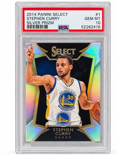 2014 Panini Select STEPHEN CURRY Silver Prizm POP 67 WOW! PSA 10 GEM MINT A774