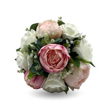 Artificial Wedding Flowers Silk Bridesmaids Bouquet Posy in 74 Colours & Designs