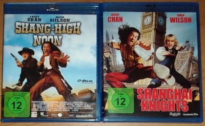 SHANG-HIGH NOON + SHANGHAI KNIGHTS (Jackie Chan / Owen Wilson) BLU-RAY !TOP!