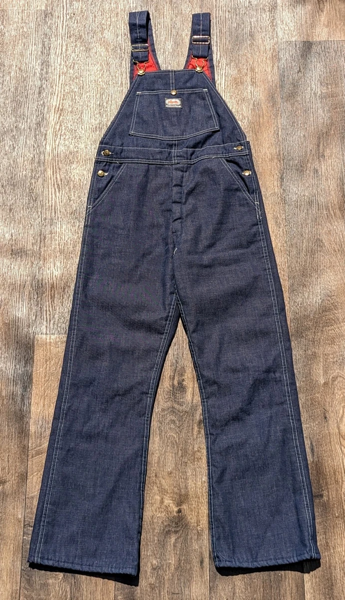 サ*ー様 vintage oshkosh usa オーバーオール USA製 70年代 OSHKOSH オシュコシュ デニム オーバーオール メンズW