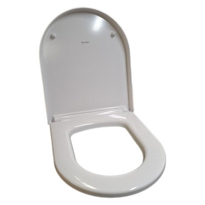 Duravit WC-Sitz ME by Starck Compact, Toilettendeckel mit Absenkautomatik, Klode