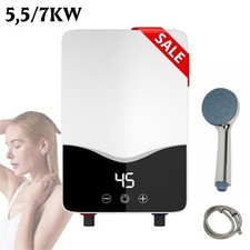 Klein Elektrischer Durchlauferhitzer 5,5/7W 230V für Küche Badezimmer Dusche Neu