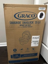 Graco SnugRide SnugLock LX Baby Car Seat w/ TrueShield Technology Black NEW