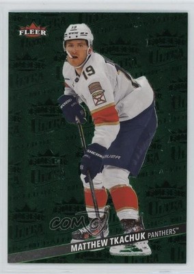 2025-26 Upper Deck Fleer Ultra Medallions Emerald Green 8/10 Matthew Tkachuk 2oh