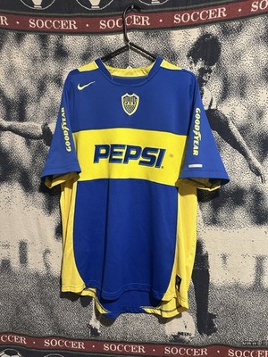 BOCA JUNIORS 2004 CARLOS TEVEZ NIKE JERSEY SIZE XL | eBay