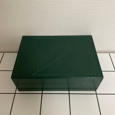 Rolex Uhrenbox Gehäuse Grün Leder 68.00.2 Original
