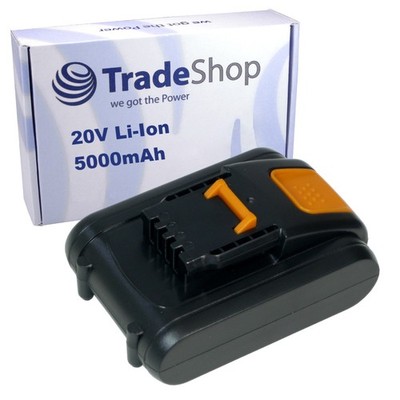 Premium Li-Ion Akku 20V 5000mAh für Worx WX373.1 WX373.9 WX390.9 WX502 