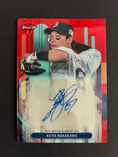 Orix Keita Nakagawa Autograph Card 2025 Topps Finest Baseball /5 Used Japan