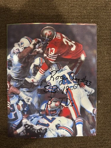 Roger Craig signed 8x10 photo Superbowl San Francisco 49ers autographed RB