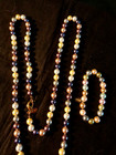 Signed "KJL Kenneth Jay Lane" 22 in. Knotted Necklace & 7" Stretch Bracelet 2009 — photo 3