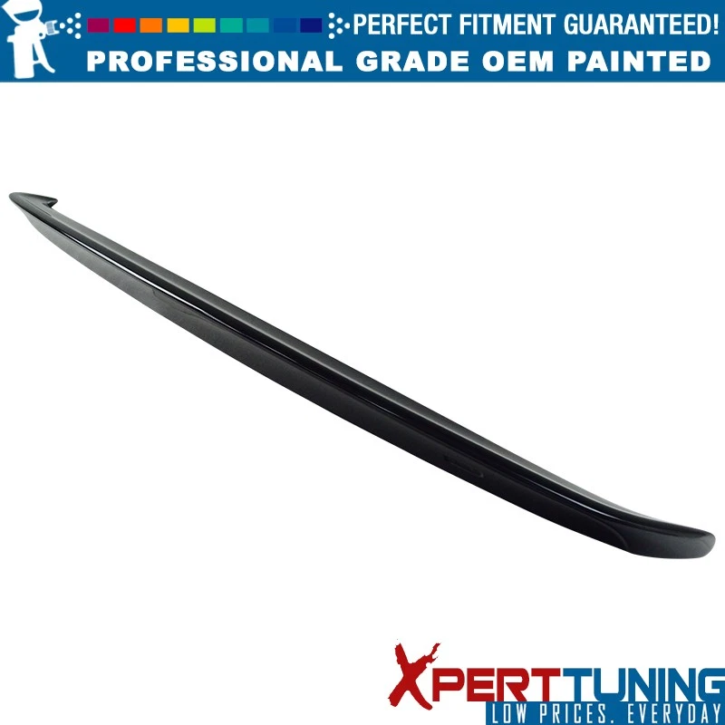 For 04-10 BMW 5 Series E60 AC Style #416 Carbon Black Metallic ABS Trunk Spoiler — 第 4/4 张图片