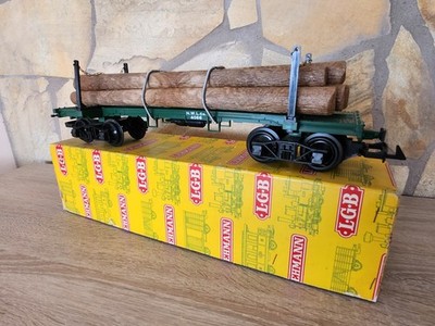 LGB 4066 Langholzwagen mit Ladung in OVP Spur G