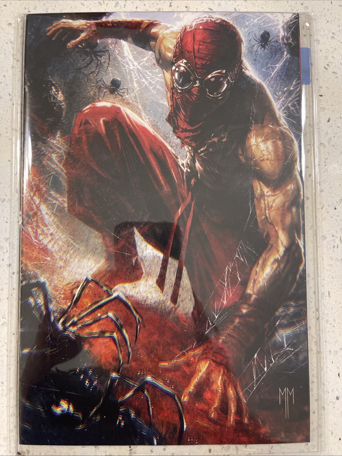 Midnight Spider-man # Mastrazzo Virgin Variant Ltd 800