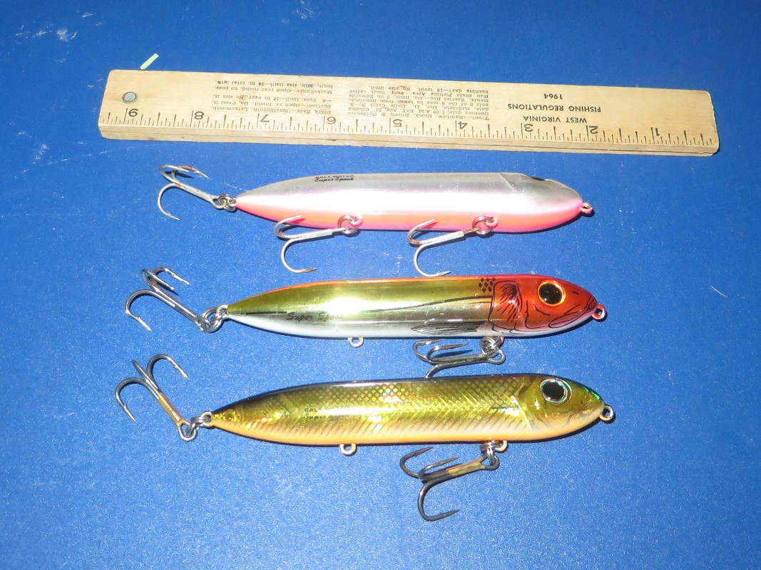 Lot of 3 Heddon Super Spook Topwater lures (Heddon Spook) - Image 2