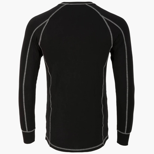 Highlander Bamboo Base layer Thermal L/S Top Black S to XX-L - Picture 3 of 5