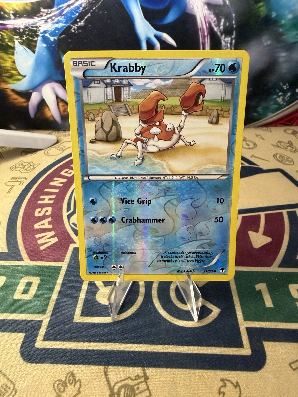 Krabby 21/83 XY Generations Reverse Holo Pokemon Card English