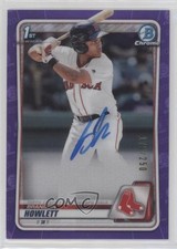 2020 Bowman Chrome Prospects Purple Refractor 170/250 Brandon Howlett Auto 0fa7