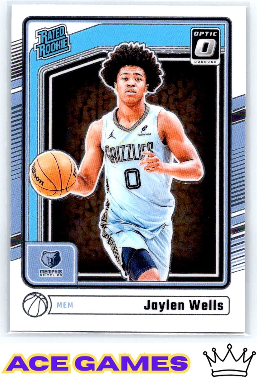 2024-25 Donruss Optic #252 Jaylen Wells Memphis Grizzlies Rookie RC