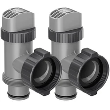 Plunger Valve Compatible with Intex Pool Parts and Accessories, On/Off Plunge...
