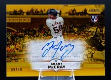 Grant McCray RC /50 • 2025 Topps Stadium Club • Gold • Auto • #SCBA-GM • Giants