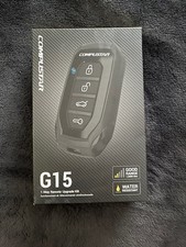 Compustar RF1WG15AP 1-Way Rf Kit Transmitter, With 2-4-Button Remotes 1500 Ft RG