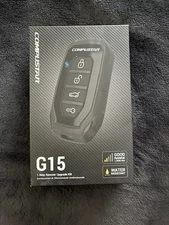 Compustar RF1WG15AP 1-Way Rf Kit Transmitter, With 2-4-Button Remotes 1500 Ft RG