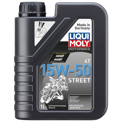 LIQUI MOLY Motoröl High Performance Street Motorenöl Motor Öl 1 Liter 15W-50